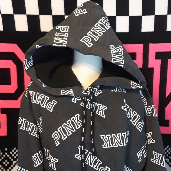 *Final Price*NIOP Pink vs Sherpa Hoodie - Picture 6 of 7